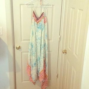 Free People Boho Tie Dye Dress